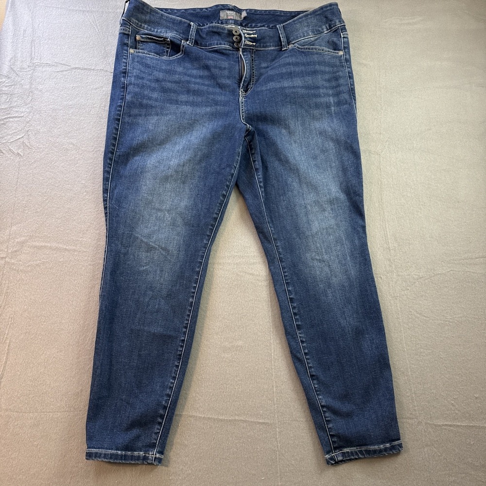 Torrid Jegging Stretch Button Fly Ankle Jeans Size 20S